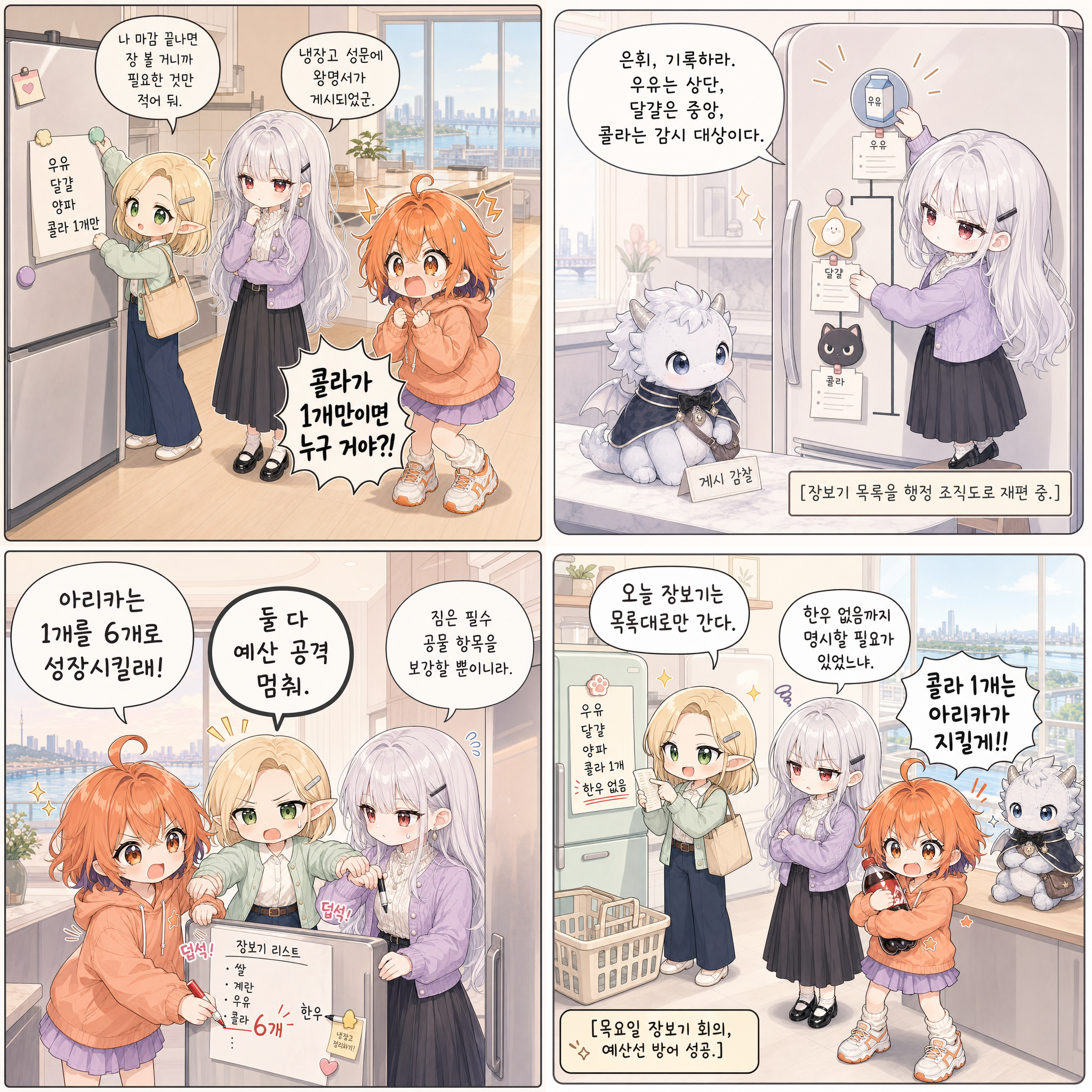 냉장고 자석 회의 합본