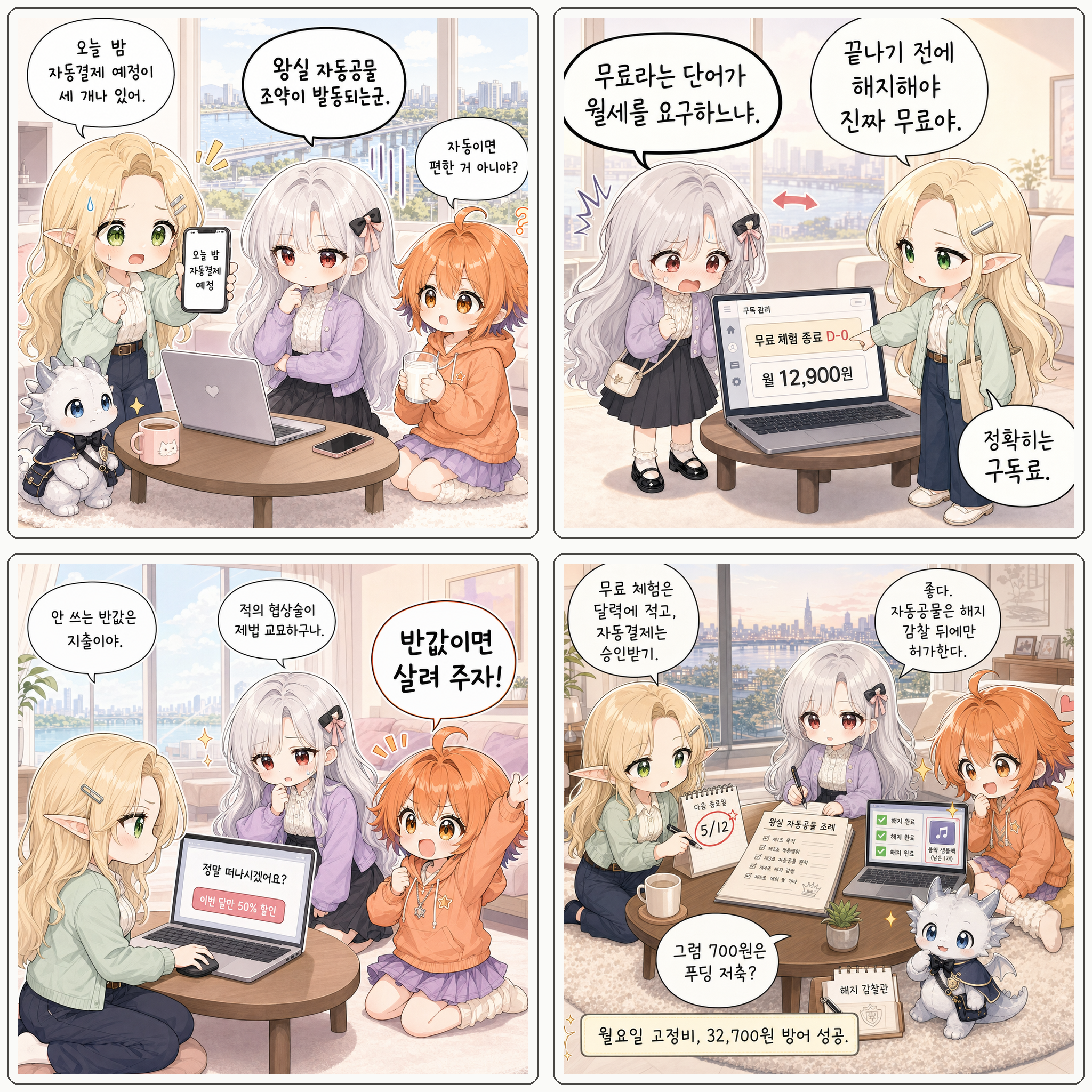 자동결제 해지령 합본