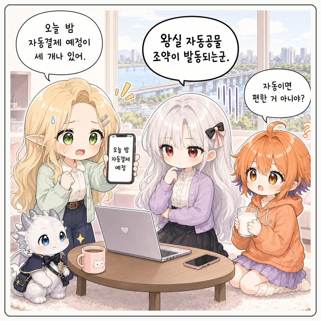 자동결제 해지령 001컷