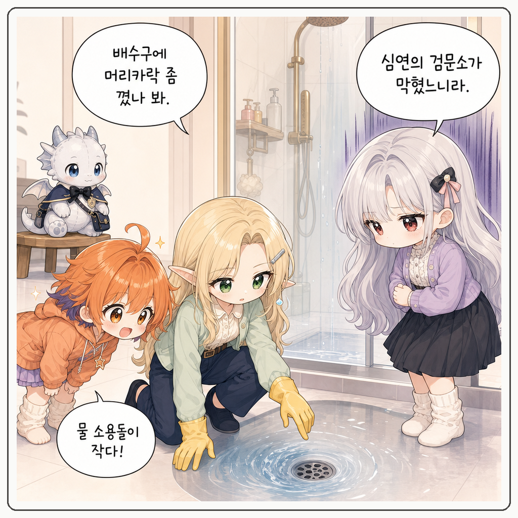 배수구 검문소 001컷