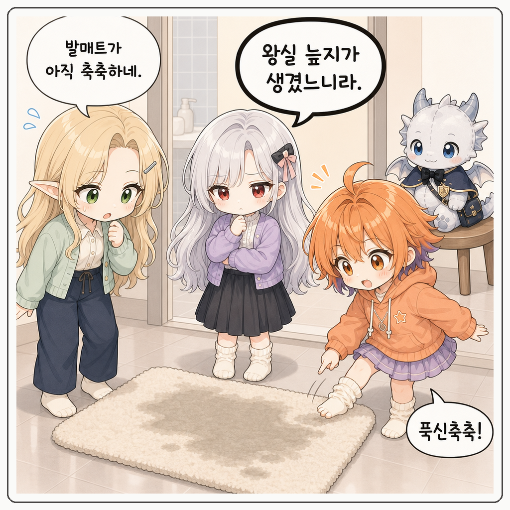 발매트 건조 구역 001컷
