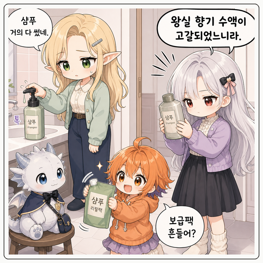 샴푸 보급선 001컷