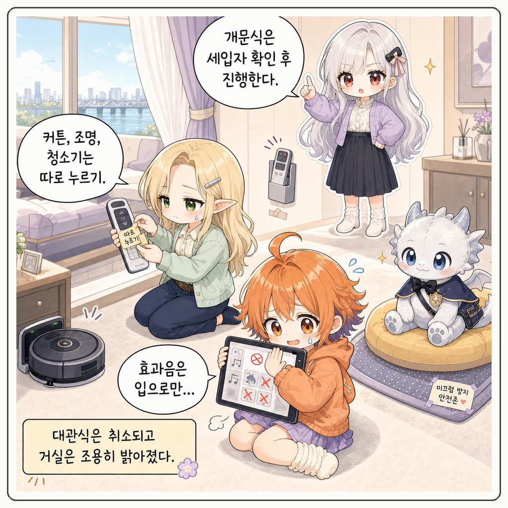 자동 커튼 대관식 004컷