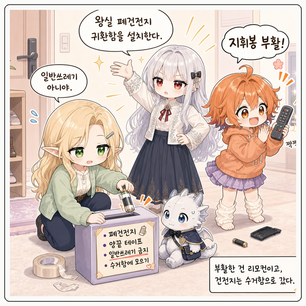 폐건전지 귀환함 004컷