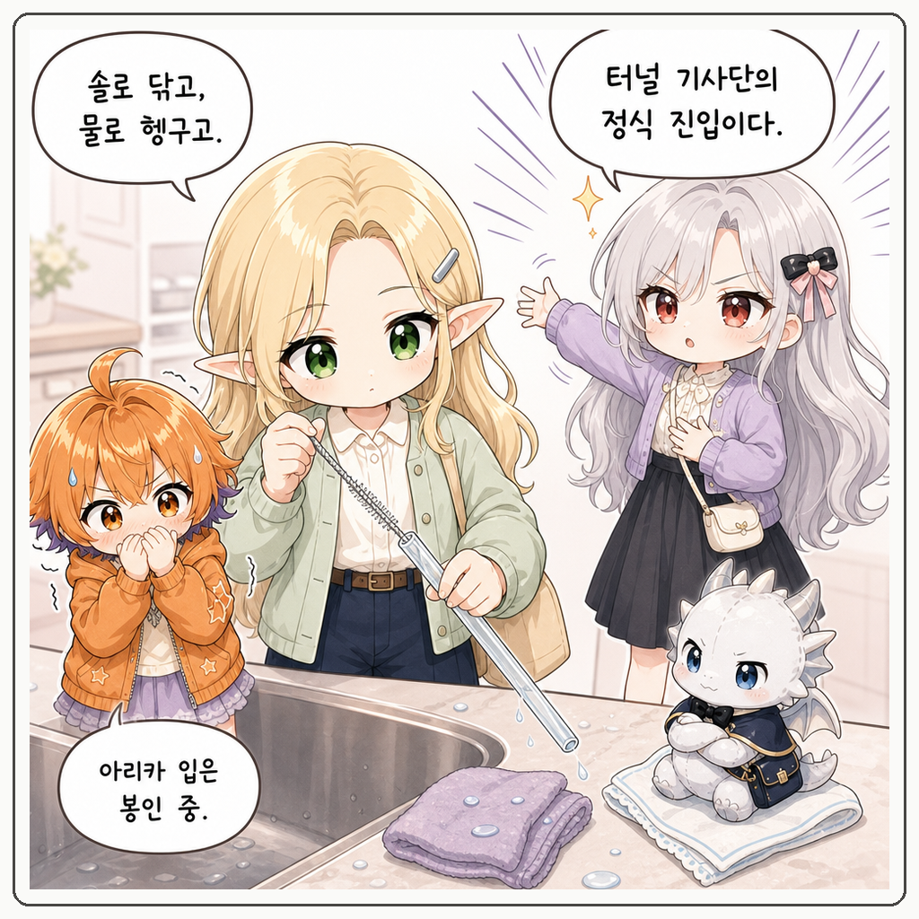 빨대 터널 세척식 003컷