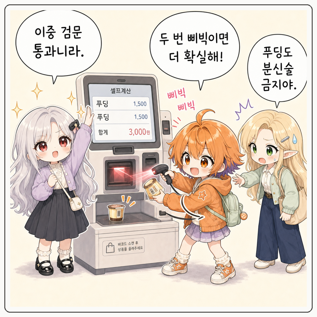 셀프계산대 삐빅 재판 002컷