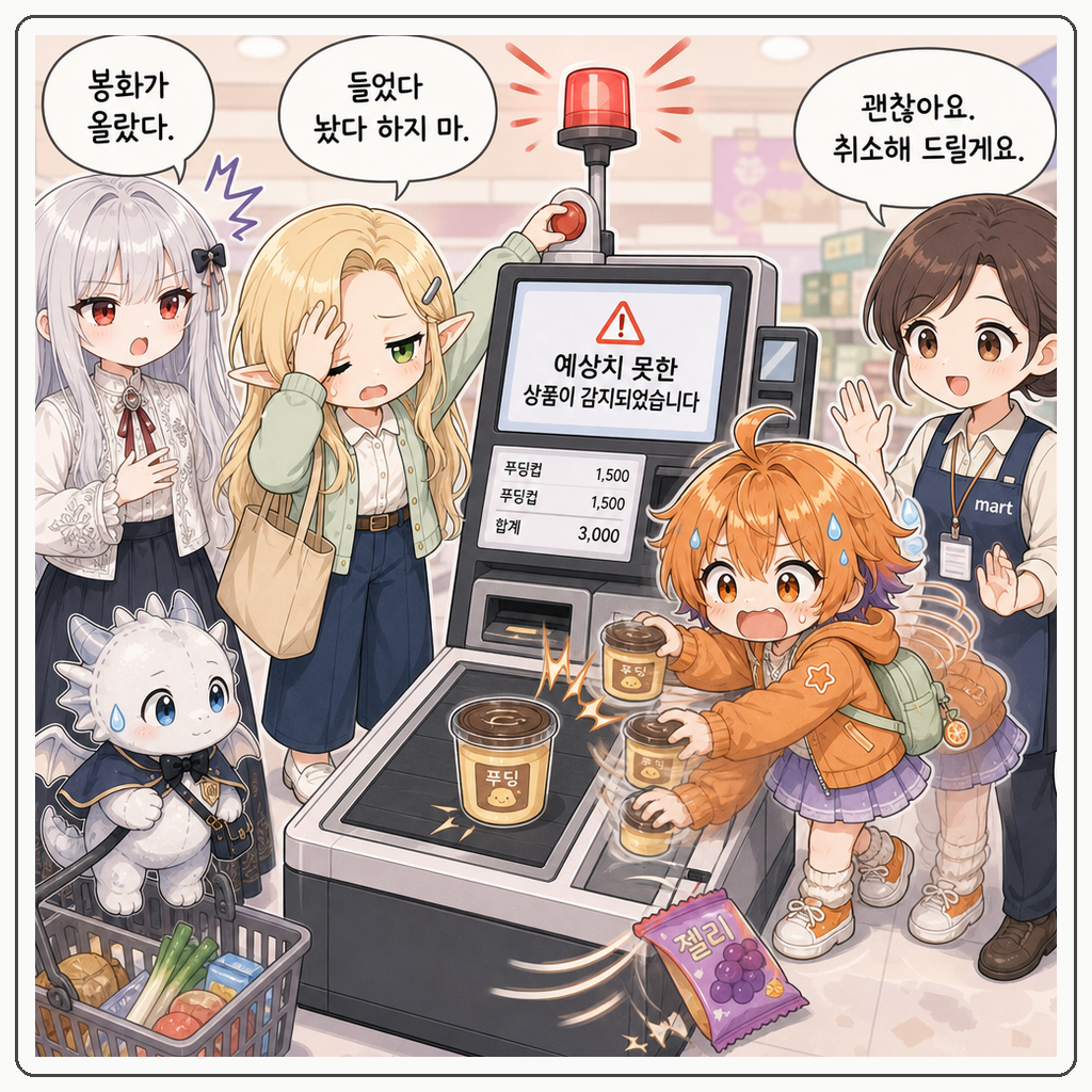 셀프계산대 삐빅 재판 003컷