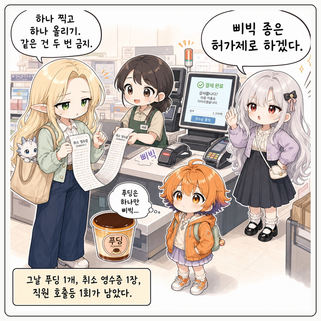 셀프계산대 삐빅 재판 004컷
