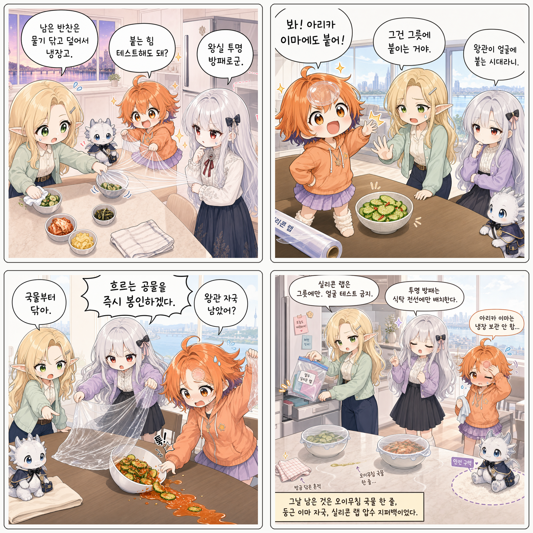 실리콘 랩 왕관식 합본