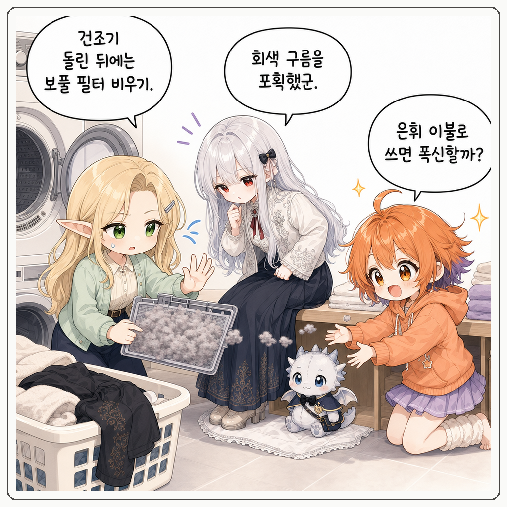 보풀 구름 대피령 001컷