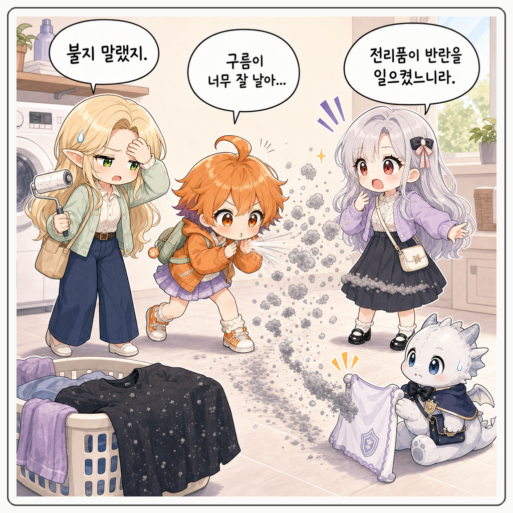 보풀 구름 대피령 003컷