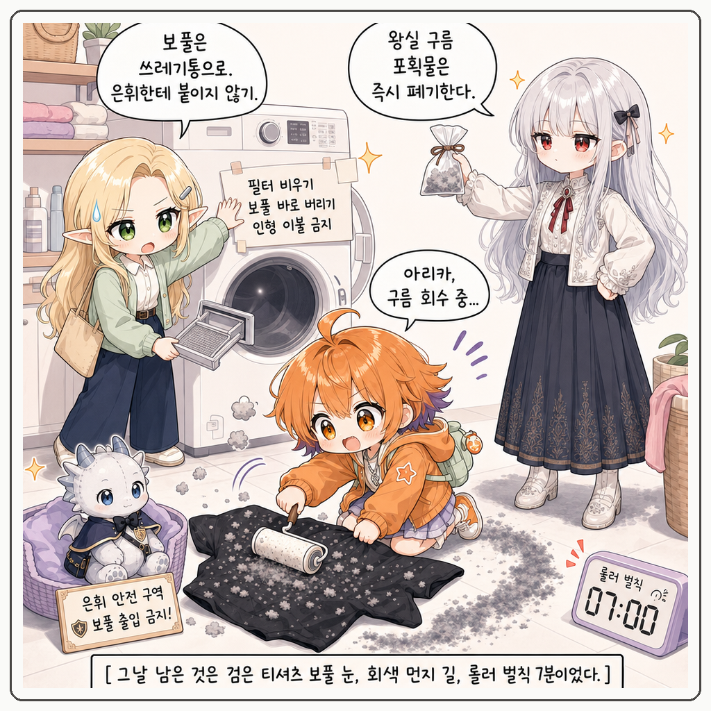 보풀 구름 대피령 004컷