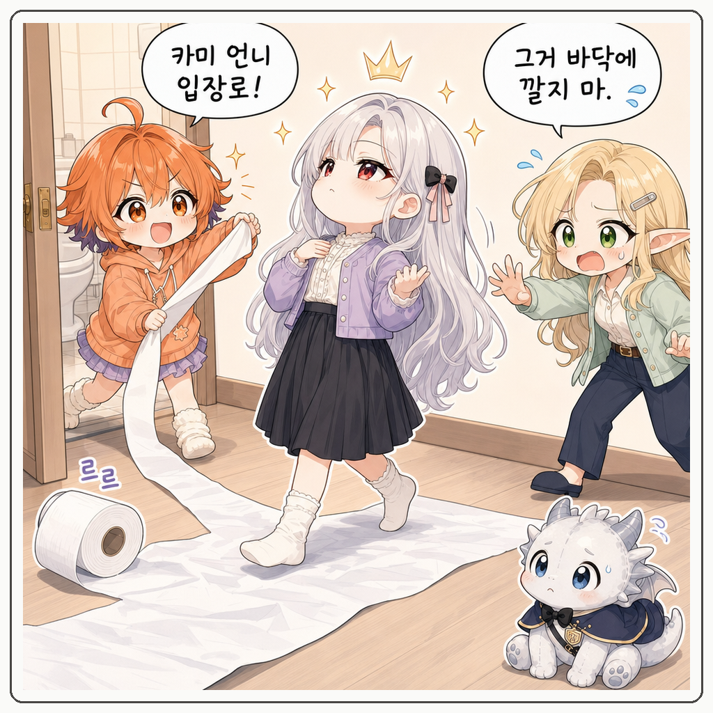 휴지 두루마리 대관식 002컷