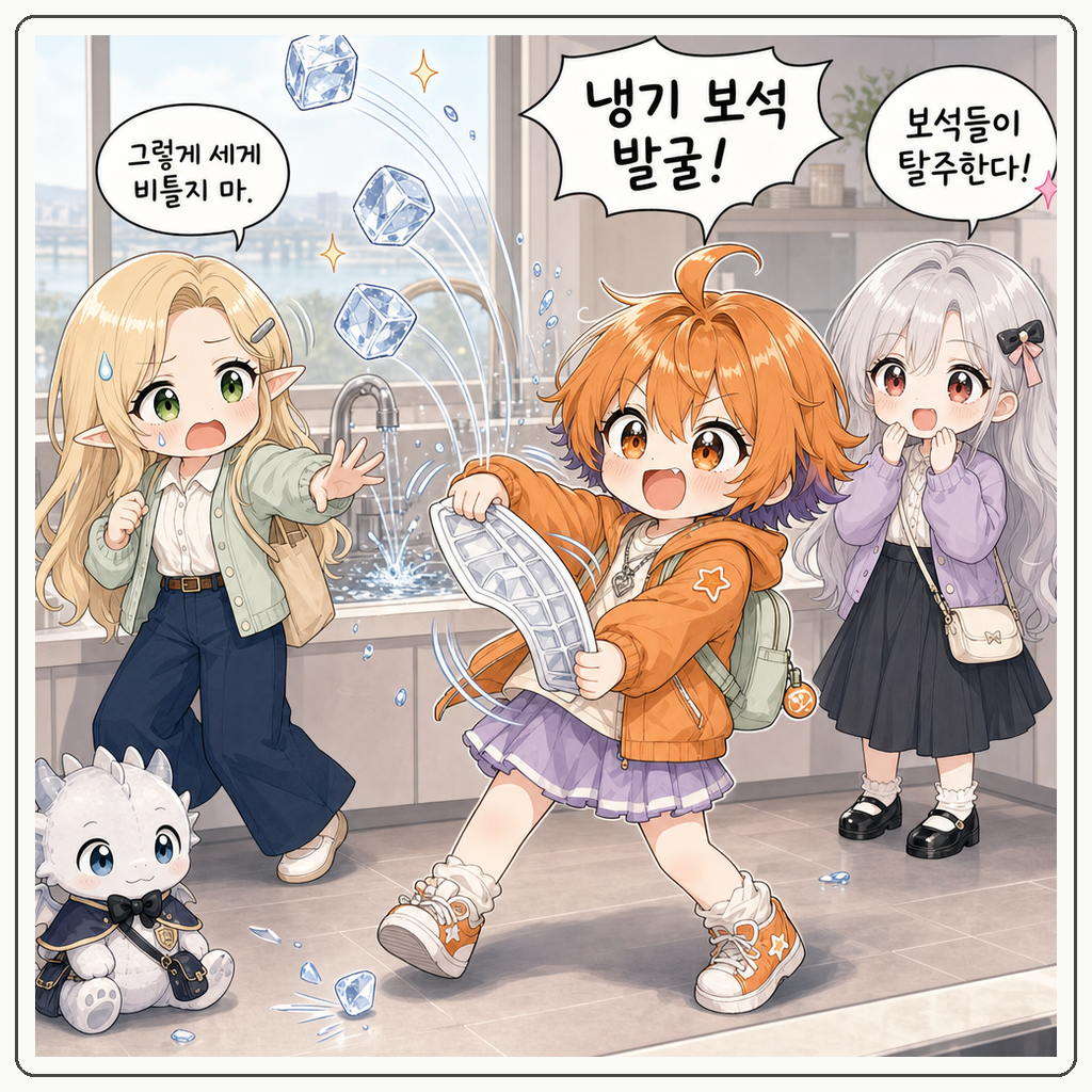 얼음틀 보석 채굴 002컷