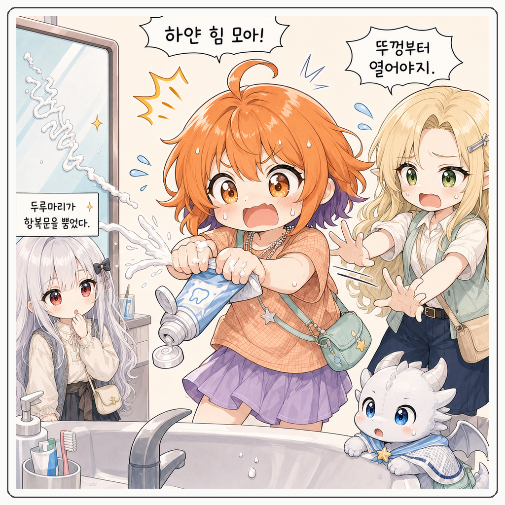 치약 꼬리 접기 002컷