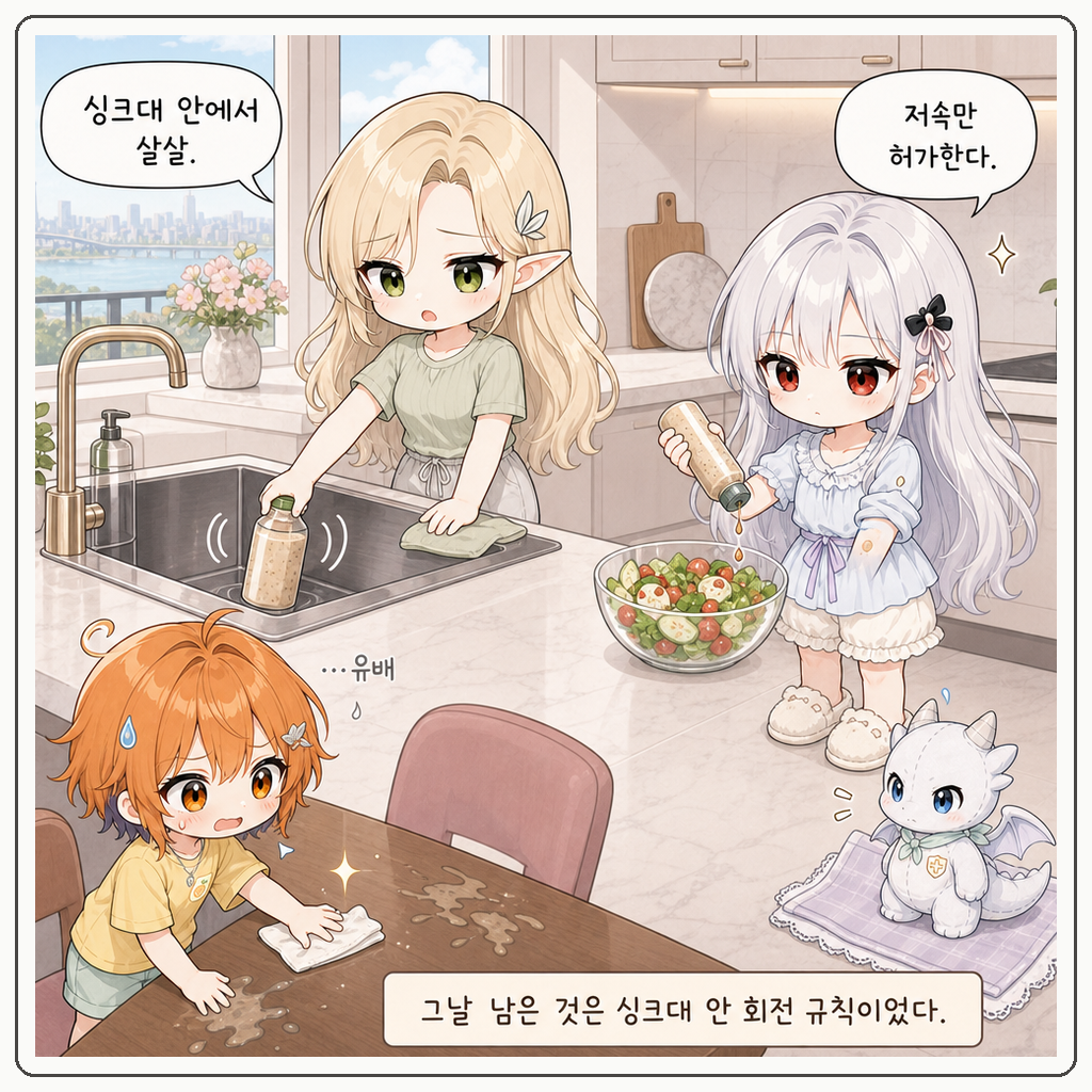 드레싱 회전 의식 004컷