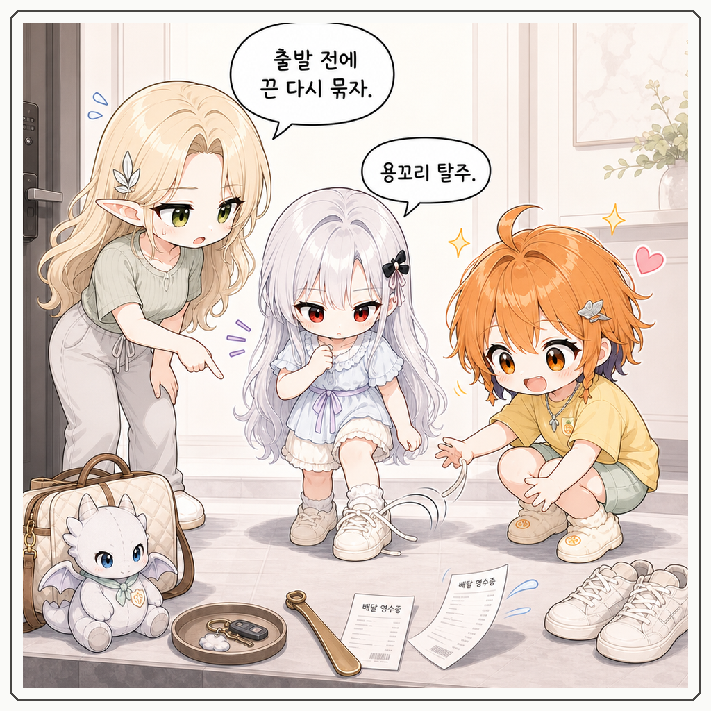 신발끈 용꼬리 봉인 001컷