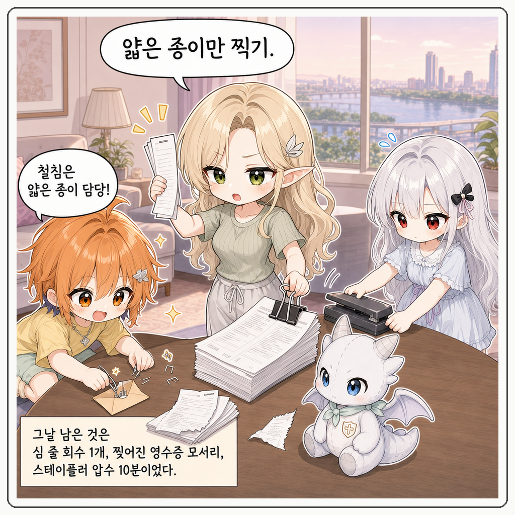 스테이플러 철침 봉인식 004컷