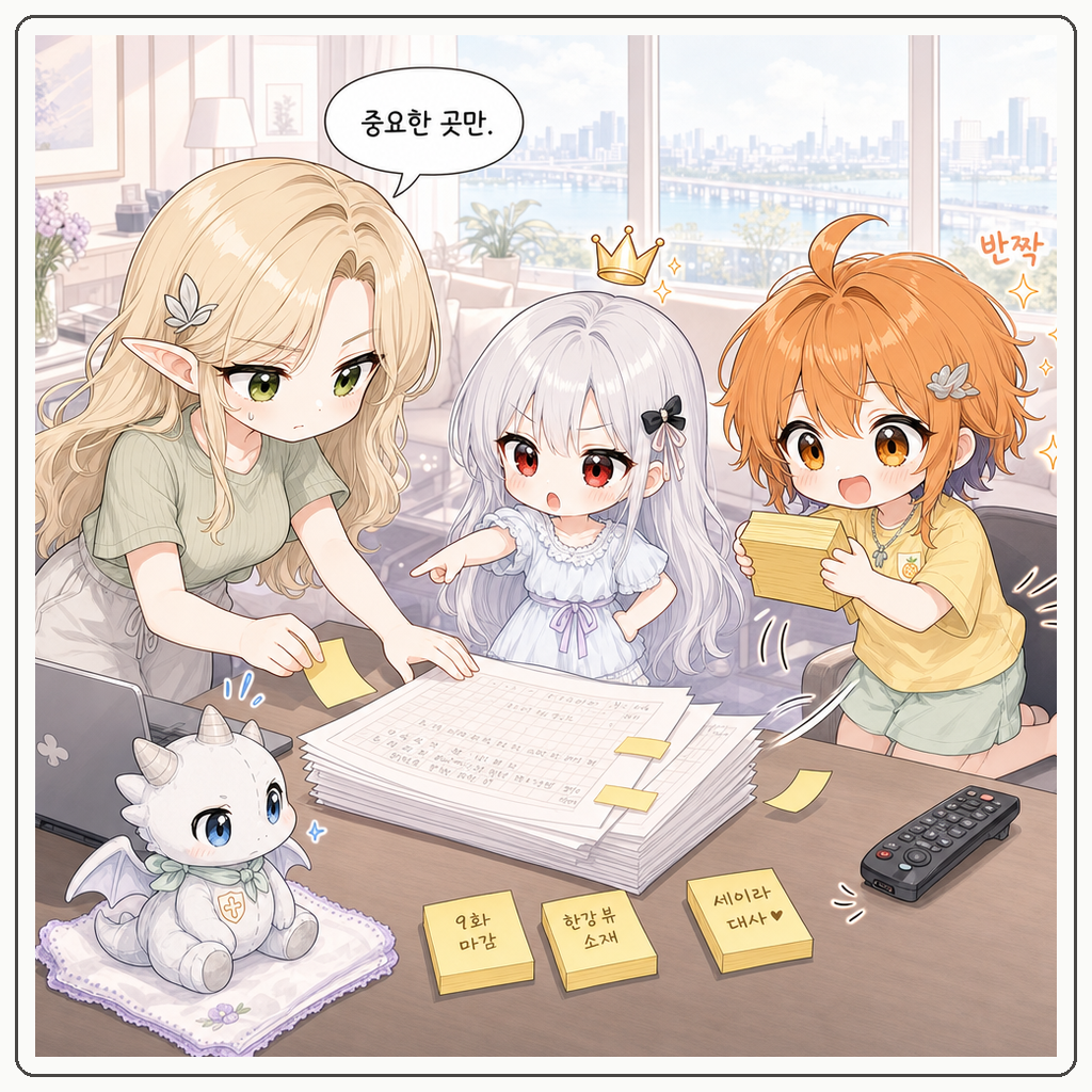 포스트잇 꼬리표 폭주 001컷
