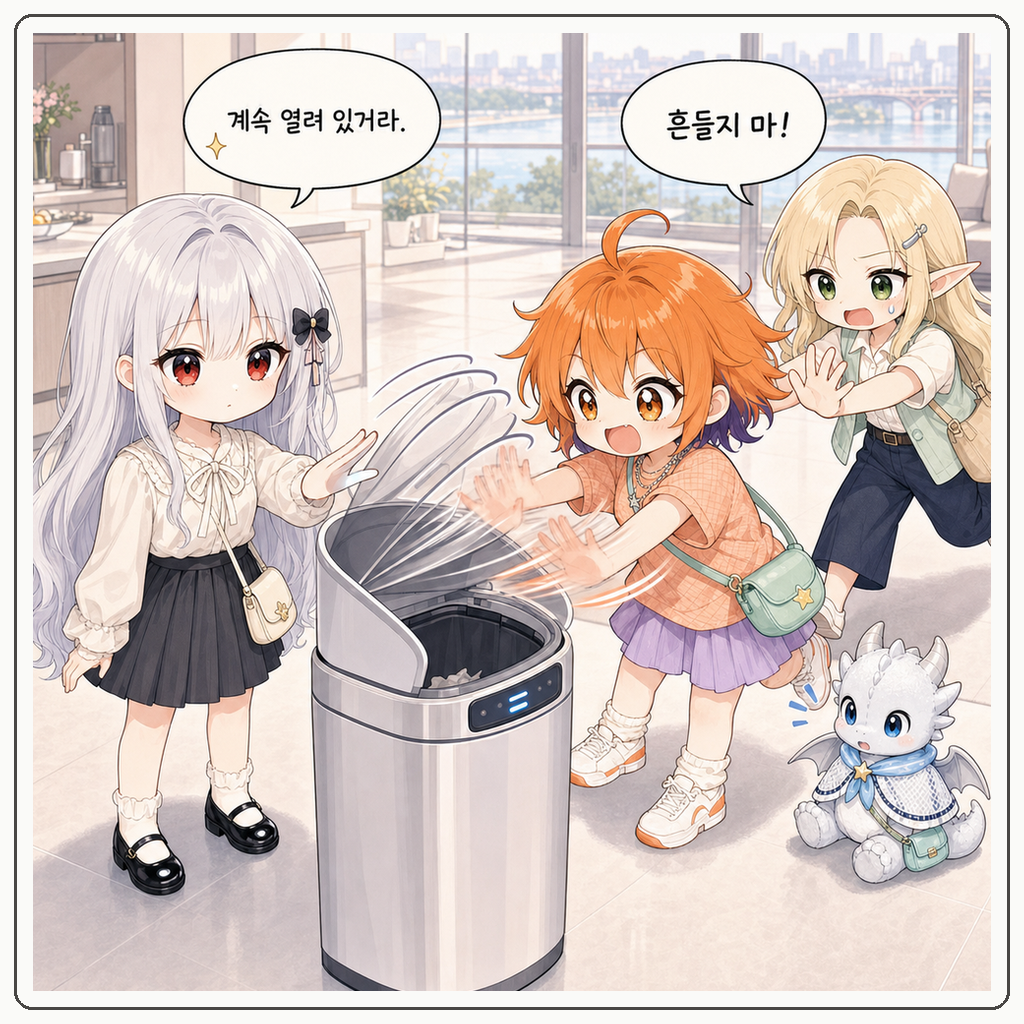 자동 센서 휴지통 오독 002컷