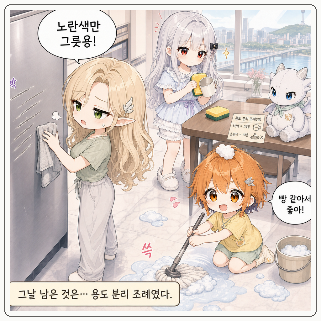 왕실 스펀지 용도 분리 조례 004컷
