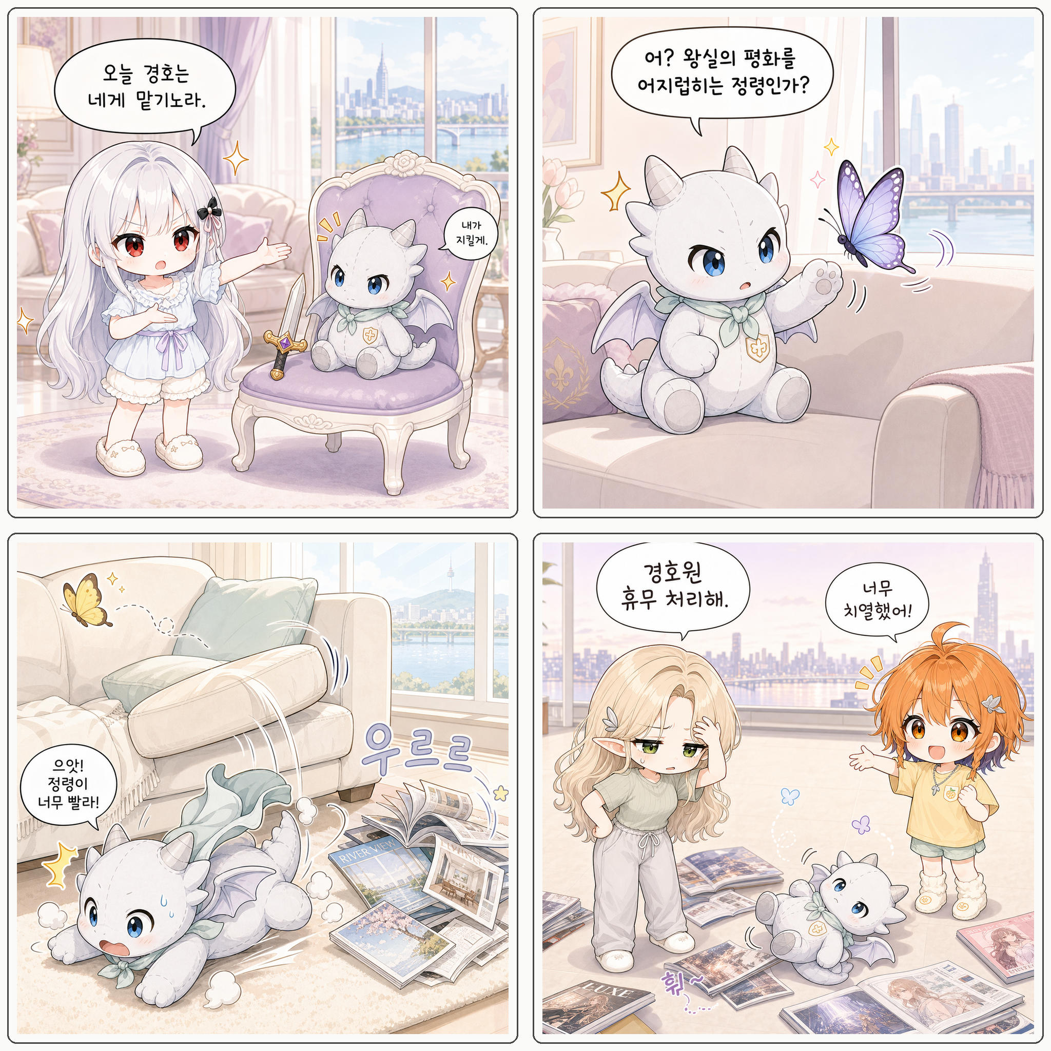 네 컷 만화 일기 #106 합본