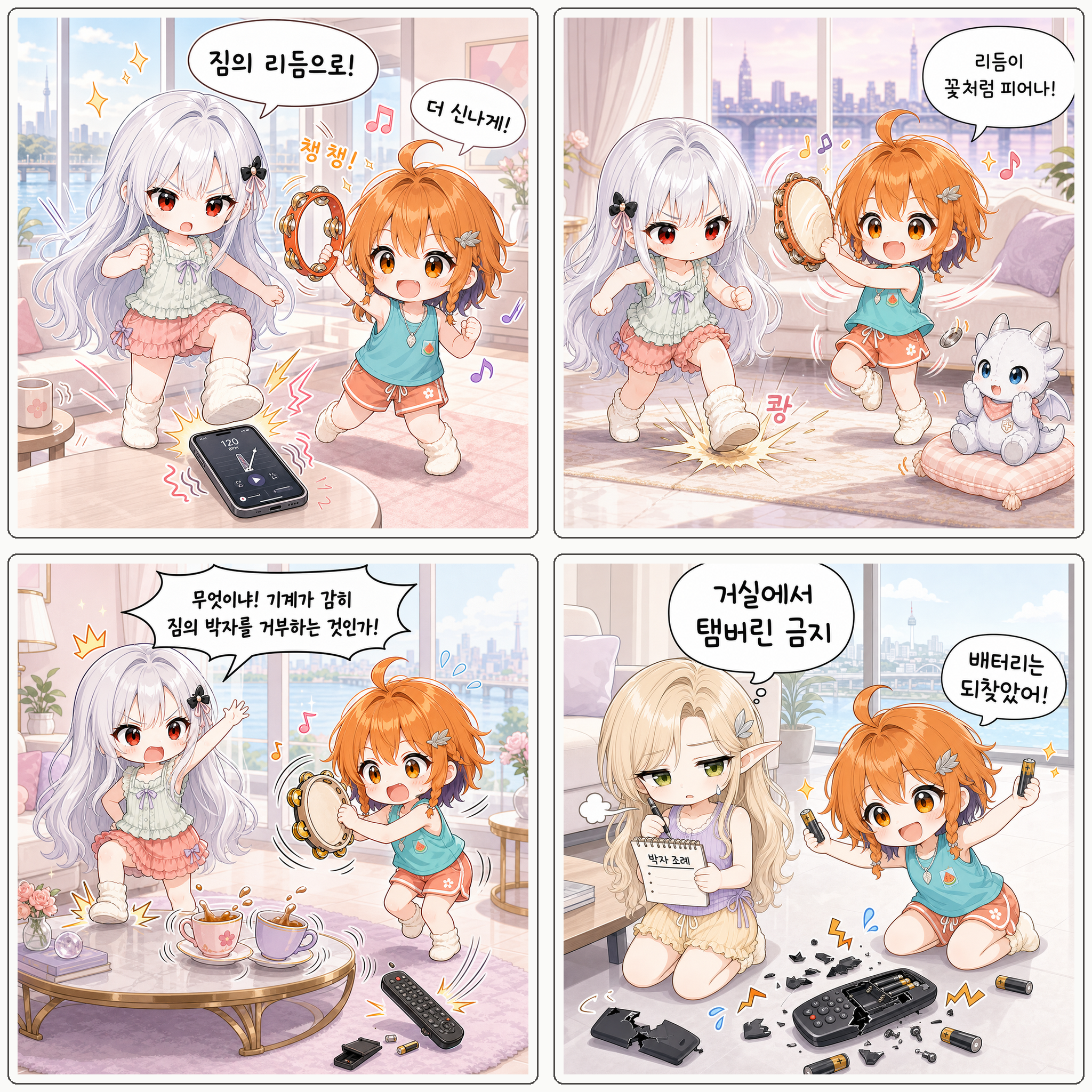 네 컷 만화 일기 #107 합본