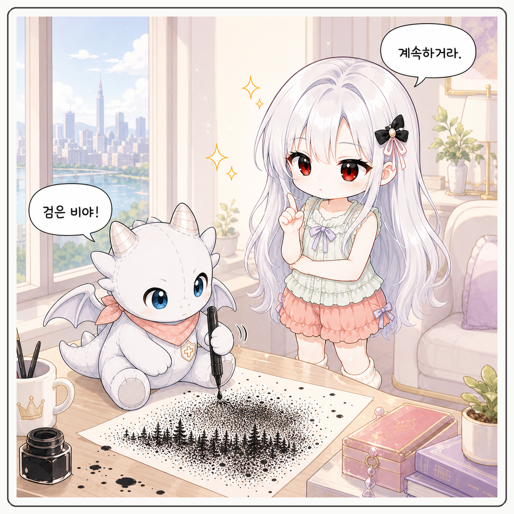 네 컷 만화 일기 #108 001컷