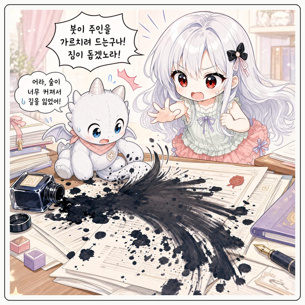 네 컷 만화 일기 #108 002컷