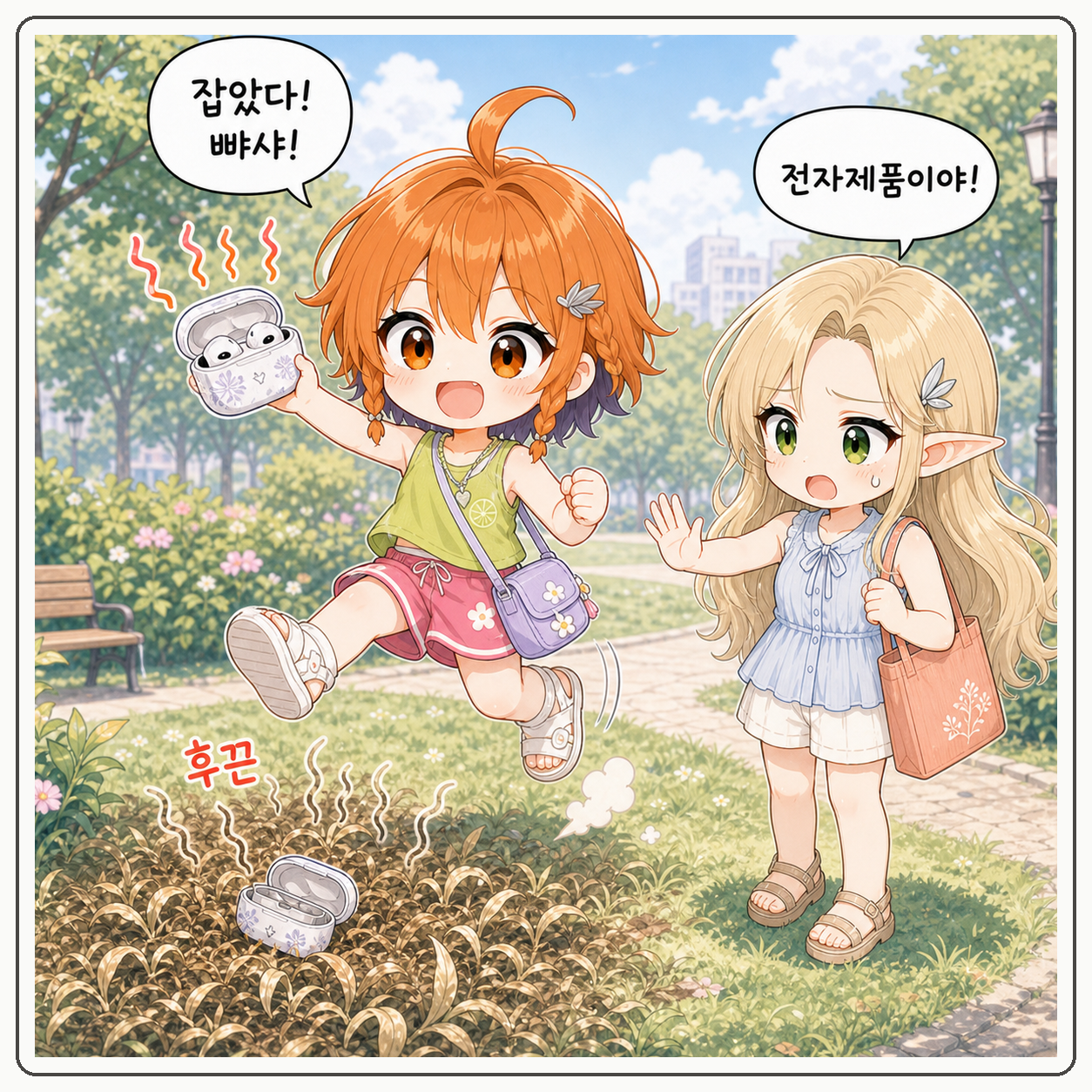네 컷 만화 일기 #110 002컷