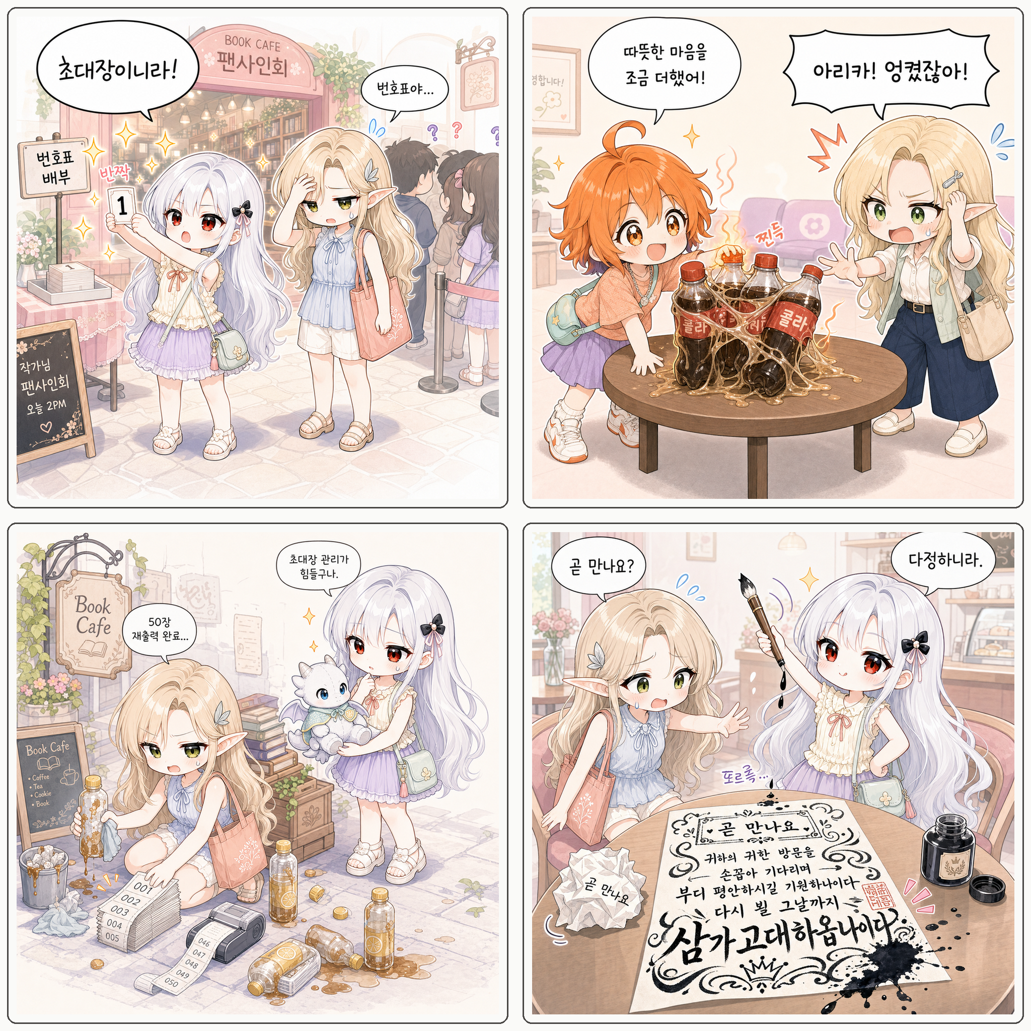 네 컷 만화 일기 #111 합본