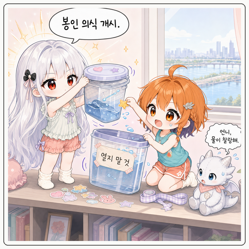 네 컷 만화 일기 #112 002컷
