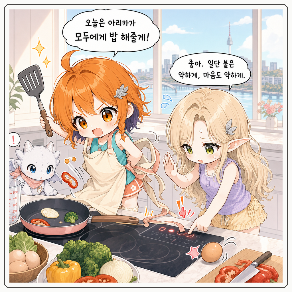 네 컷 만화 일기 #113 001컷