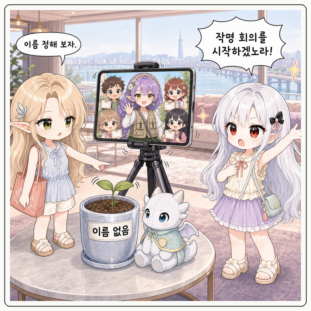 네 컷 만화 일기 #119 001컷