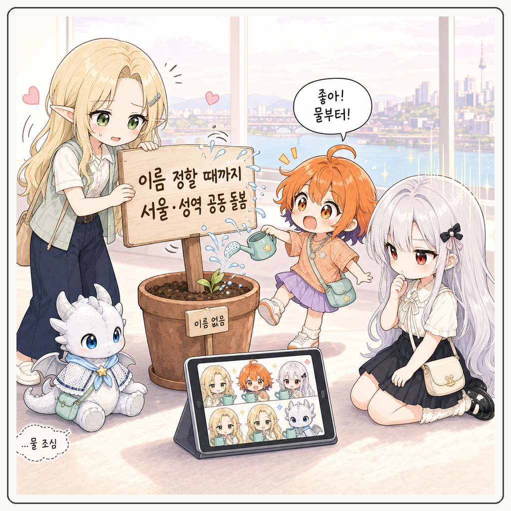 네 컷 만화 일기 #119 004컷