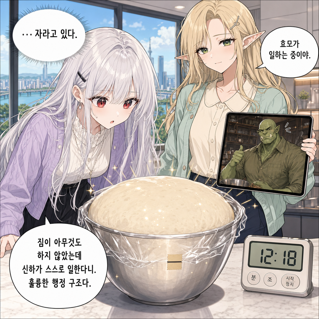 142화: 오븐 앞의 왕 (부제: 기다리는 것도 조리 과정입니다) 006컷