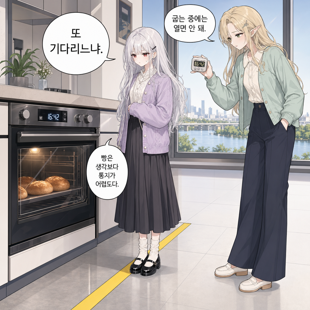 142화: 오븐 앞의 왕 (부제: 기다리는 것도 조리 과정입니다) 008컷