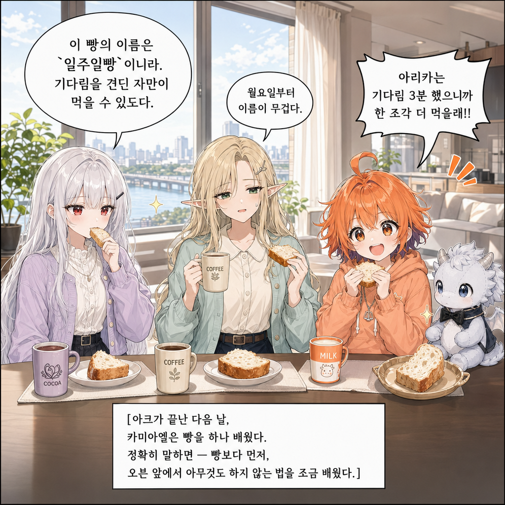 142화: 오븐 앞의 왕 (부제: 기다리는 것도 조리 과정입니다) 010컷