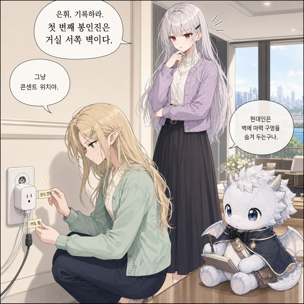 145화: 대기전력 봉인령 (부제: 멀티탭은 왕좌가 아닙니다) 002컷