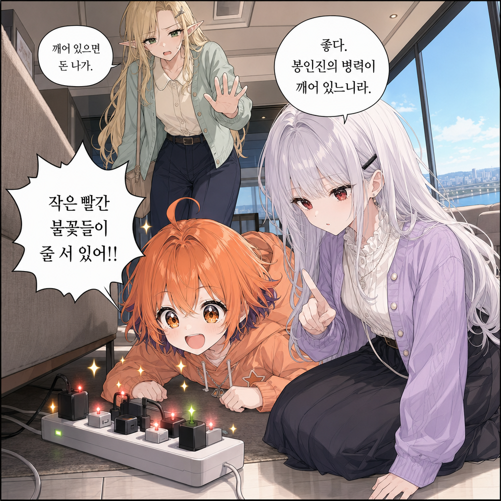 145화: 대기전력 봉인령 (부제: 멀티탭은 왕좌가 아닙니다) 003컷