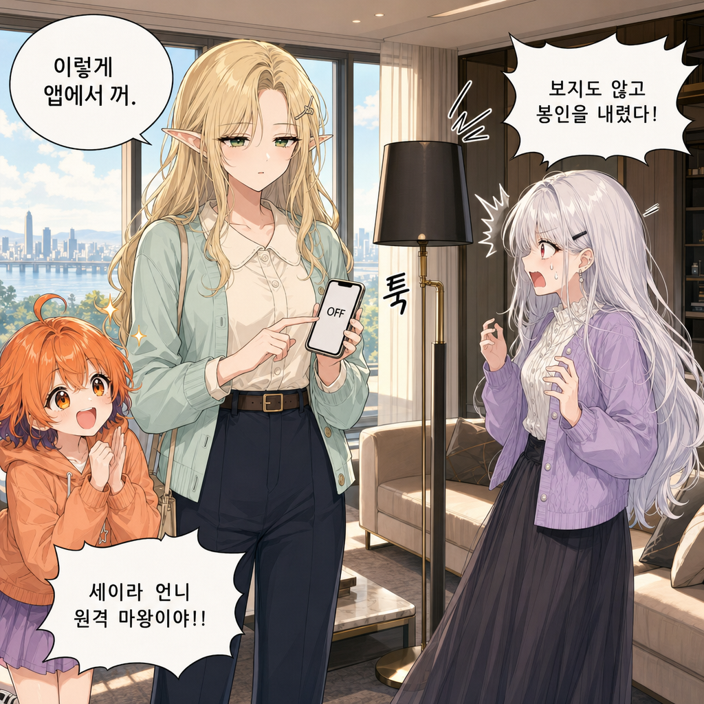145화: 대기전력 봉인령 (부제: 멀티탭은 왕좌가 아닙니다) 007컷