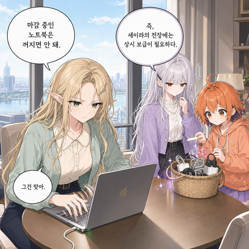 145화: 대기전력 봉인령 (부제: 멀티탭은 왕좌가 아닙니다) 008컷