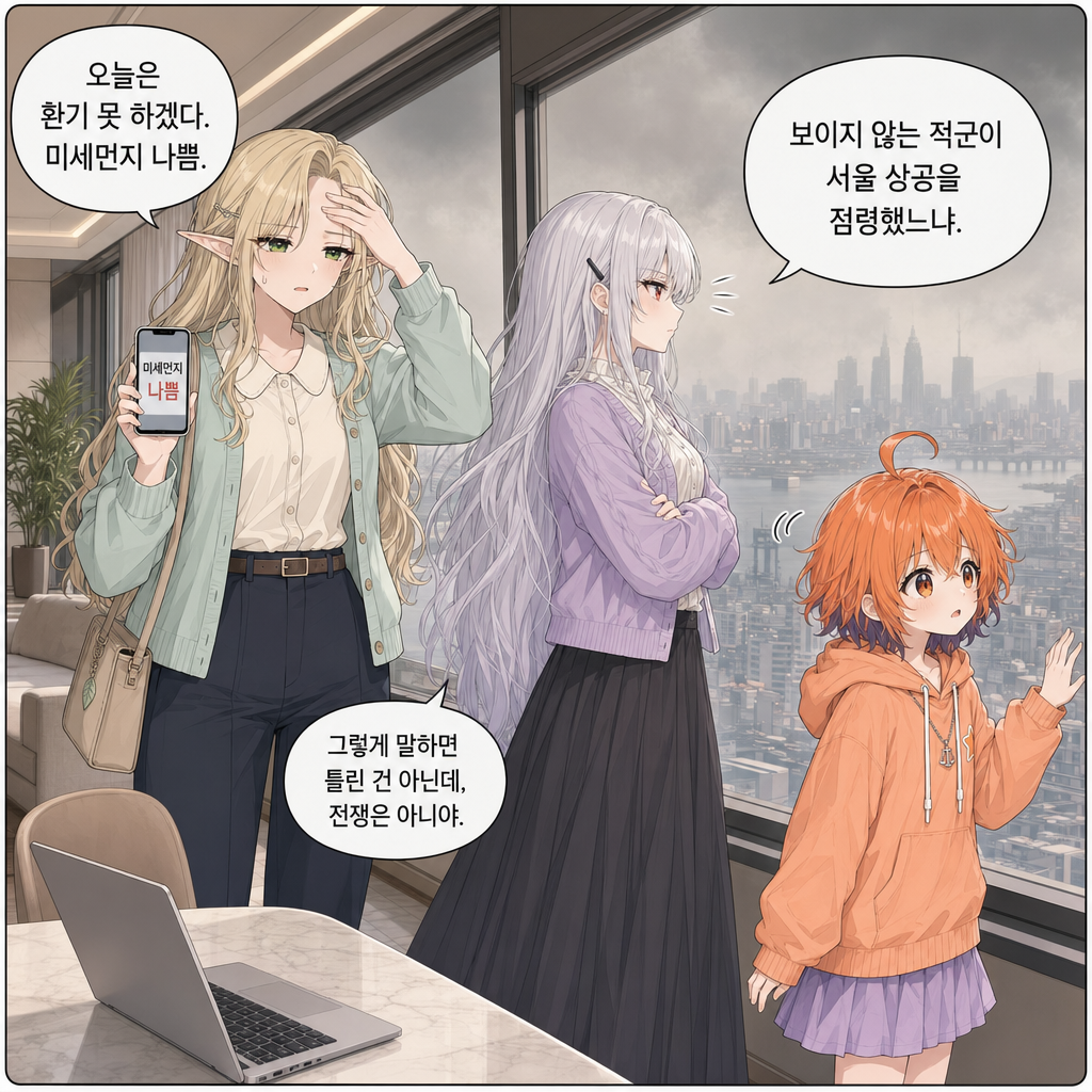 146화: 공기 왕국 비상령 (부제: 필터는 방패가 아닙니다) 001컷