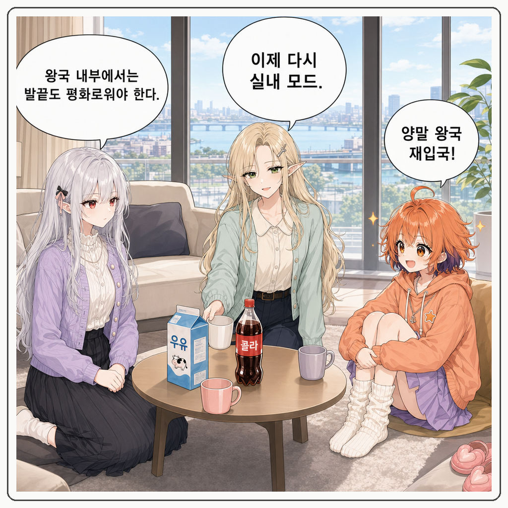 147화: 현관 국경 조약 (부제: 신발은 문밖의 갑옷입니다) 007컷