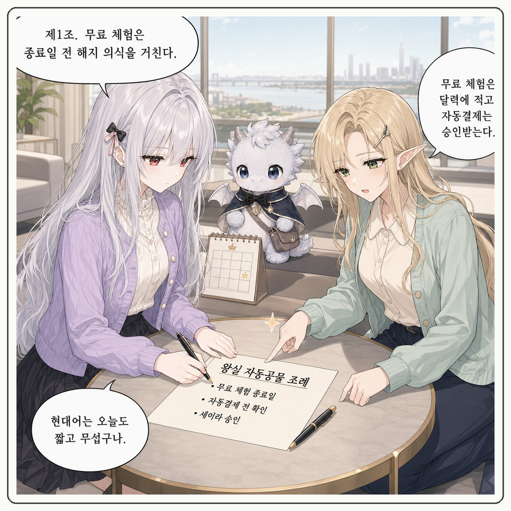 149화: 왕실 자동공물 해지령 (부제: 무료 체험은 공짜가 아닙니다) 009컷
