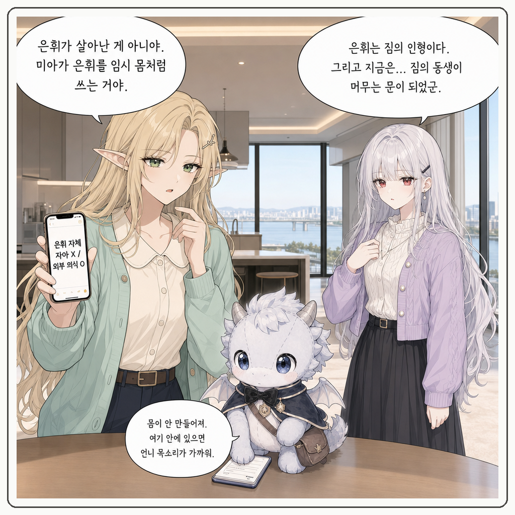 150화: 은휘가 말한 날 (부제: 인형은 그대로였고, 안에 들어온 건 여동생이었다) 005컷