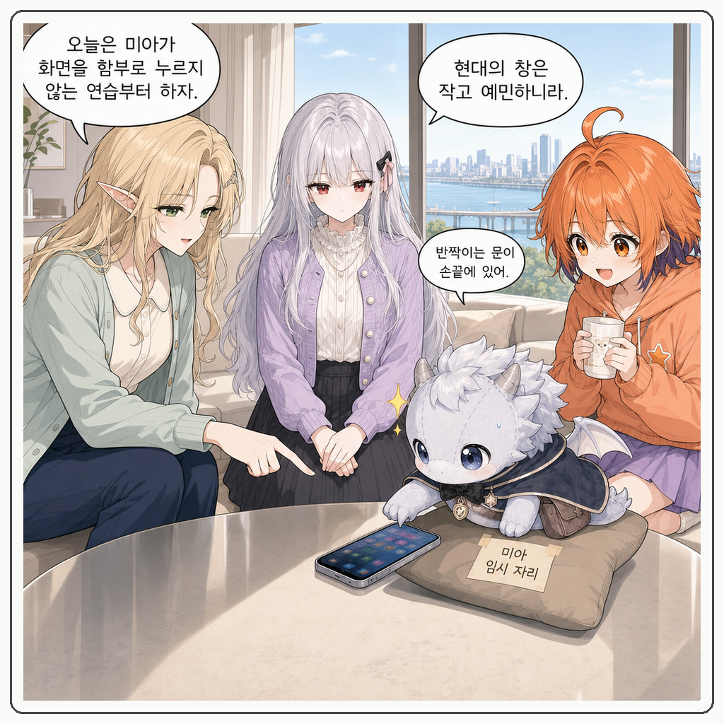 151화: 미아의 첫 중고거래 (부제: 버튼은 문이 아닙니다) 001컷