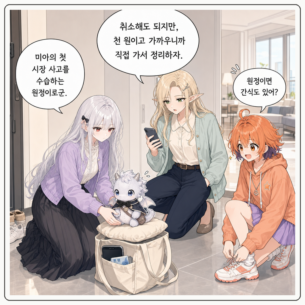 151화: 미아의 첫 중고거래 (부제: 버튼은 문이 아닙니다) 005컷