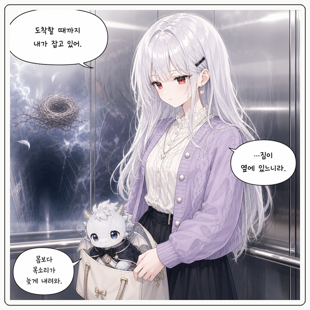 154화: 미아의 첫 수직 원정 (부제: 택배 보관함은 작은 동굴이 아닙니다) 005컷
