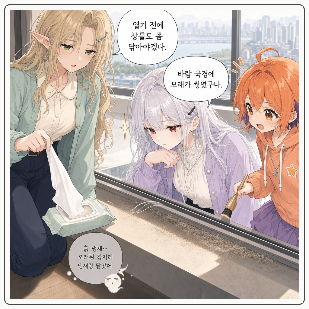 155화: 바람을 거르는 문 (부제: 방충망은 통과문이 아닙니다) 004컷